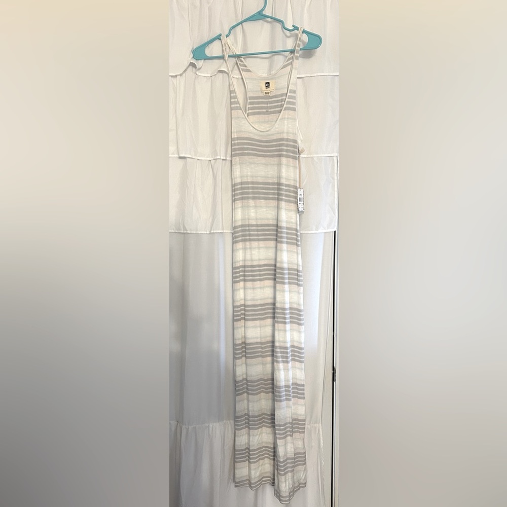 Quiksilver ‘Brand New’ Beach Stripe Tank Dress